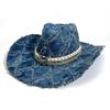 Western Cowboy Hat Spring And Autumn Sunshade Sunscreen Bucket Hat Men'S And Women'S Versatile Basin Hat Tide