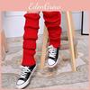 Luxurious Thick Long Snow Knit Leg Warmers Over Knee Women Breathable Acrylic Winter Socks