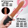 Hands-Free Thrusting Sex Machine for Women - Automatic Suction Cup Mount Vibrator with 10 Vibration Modes, Adult Toy