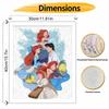 Disney The Little Mermaid Ariel DIY Oil Painting Art Painting Kit Home Wall Decor Handmade Gift Coloring Canvas Art Craft Room Decor