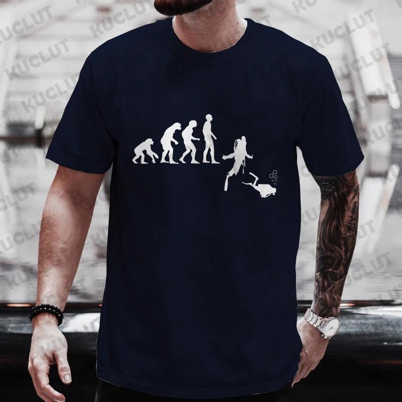 Duiken Duikers Funny T Shirt Men Summer Harajuku Streetwear Short Sleeve Oversized Tops Diving Divers Diving Men Street Tee Tops