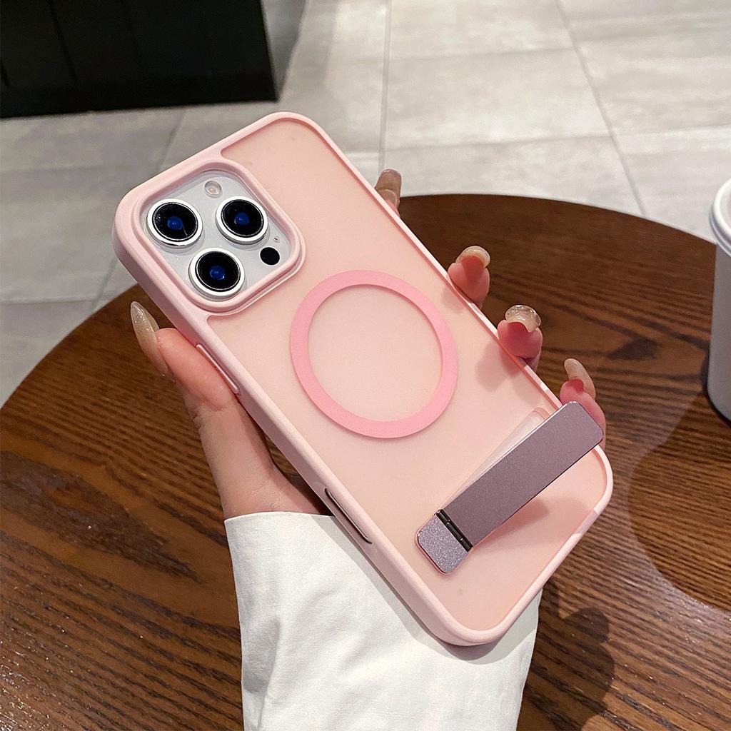 K pokožce šetrný matný jednoslovný stojánek magnetické sání pro pouzdro na mobilní telefon Apple All-inclusive Magsafe ochranné pouzdro pro pouzdro Apple 14pro