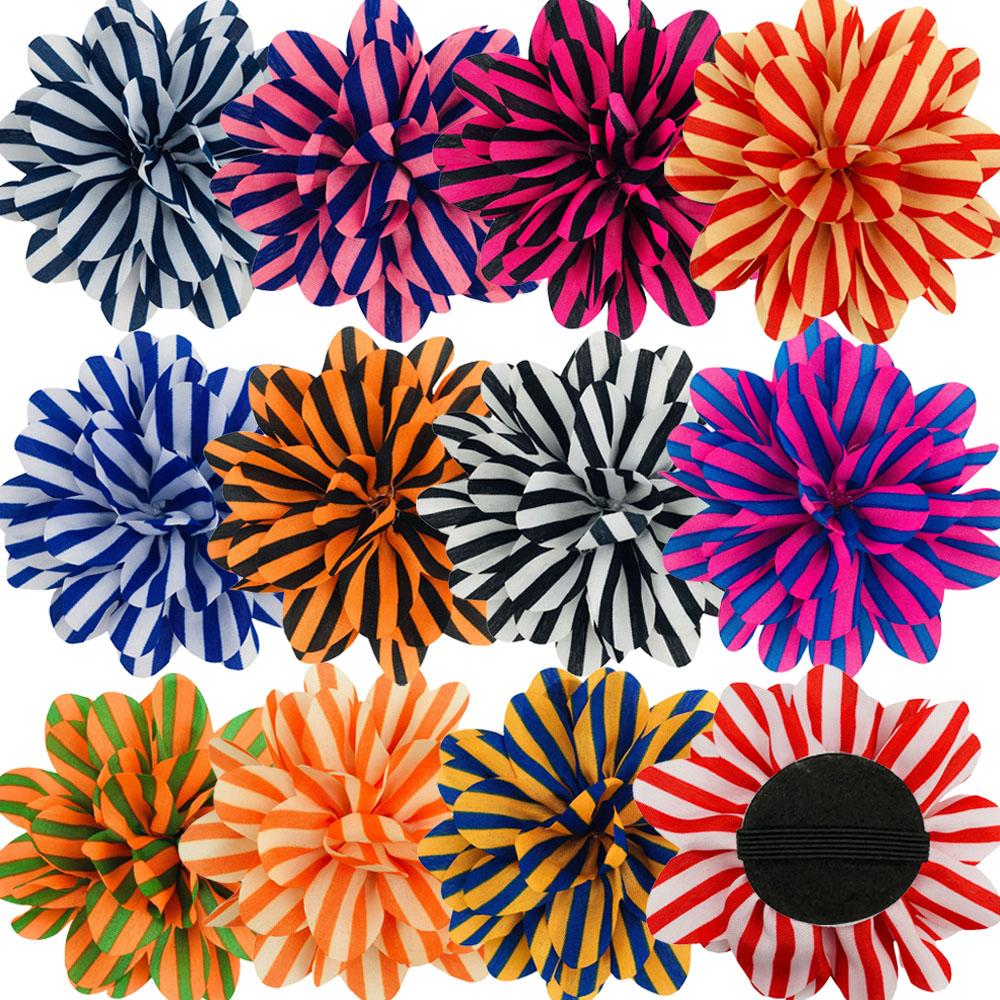50/100pcs Flower-Collar Spring Dog Supplies Slidable Dog Bow Tie Pet Collar Pet Dog Collar Charms Pet Products Pet Bowties 50pcs