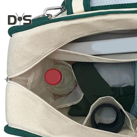 Tennis-Tragetasche für Damen, Tennisschlägertasche, geräumige Padel-Tasche, verstellbare Pickleball-Sporthandtasche für 2 Schläger