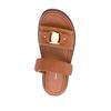 Salvatore Ferragamo Ferragamo Vara Touch Strap Sandals Beige Brown