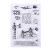 1pc Clear Stamp Transparent Silicone Stamp Spill and Splatter Rubber Stamp for Scrapbook Journal Card Making