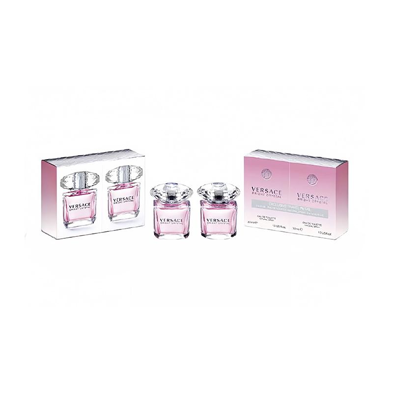 VERSACE Pink Radiant Crystal Diamond Perfume Two Piece Set 30ml*2 Eau De Toilette