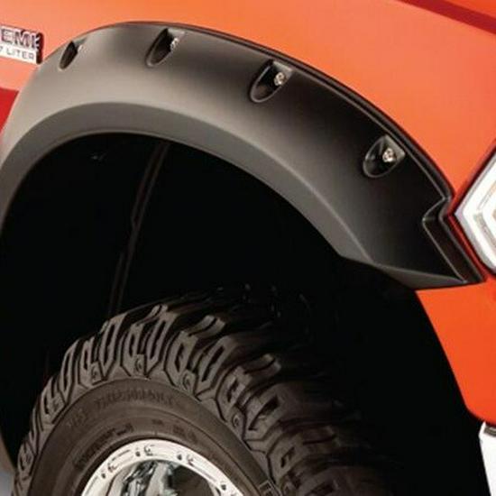 

Подходит для 09-18 Dodge RAM1500/2500: Расширенные подкрылки с шипами Yes чёрный