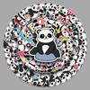 100 Cute Panda Animal Stickers - Waterproof Decorative Stickers for Laptop & Phone
