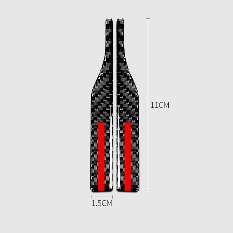 2026 Universal  Anti-collision Strip 2Pcs Rearview Mirror Anti-scratch Strip Car Sticker Decoration Reflective Strip Auto Parts