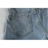 Elastic High Waisted Denim Shorts for Women Korean Version Loose Wide Leg Shorts