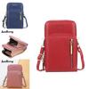Ladies Wallet Pu Leather Large Capacity Vertical Phone Purse With Water Resistant Design For Daily Use