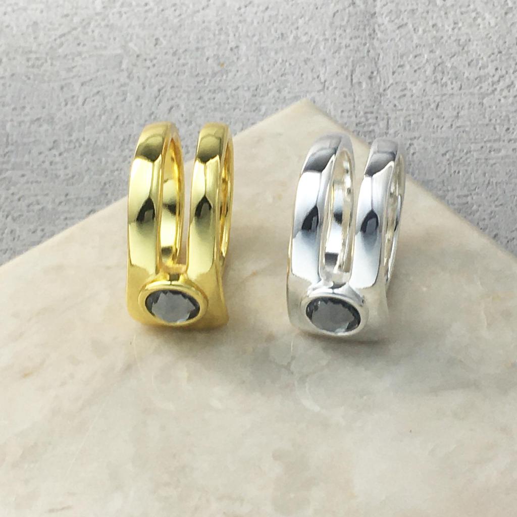 Spain unode50 Minimalist Buckle Crystal Ring Choker - High-End, Niche Design with Personality