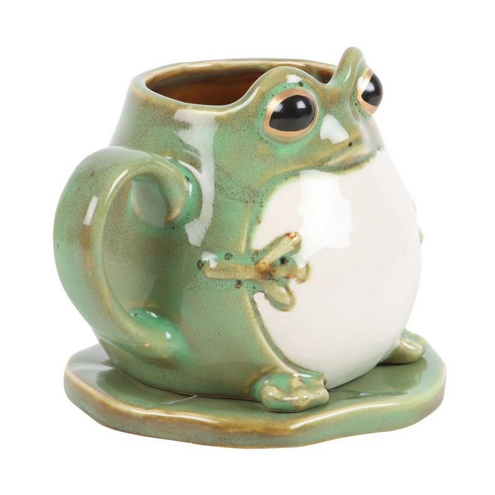 Something Different Frosch Tasse & Untertasse