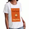 Verjaardag Schoonheid Uniek Dames Katoenen T-shirt, Puur Katoen Premium Bedrukking, Duurzaam, Casual Mode, Grafisch T-shirt, Verjaardagscadeau Idee, Comfortabel En