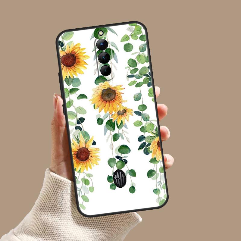 Eucalyptus Lavender Case For ZTE Nubia Red Magic 11 10S 9S 8S 8 9 10 Pro Plus 6 7 6S 7S Pro 5G 6R 10 Air Cover