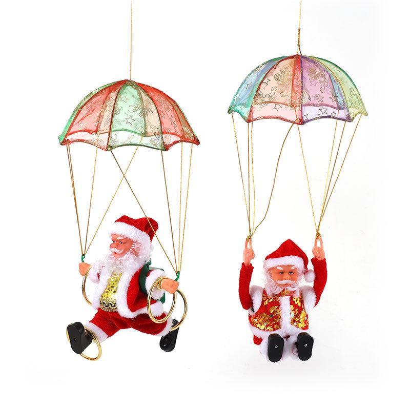Electric Dancing Parachute Santa Claus Ceiling Decoration