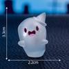 10pcs Ghost Doll Toy Mini Luminous Ornament DIY Halloween Ornament  Lawn Yard Garden