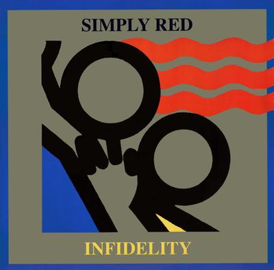 12inch Record SIMPLY RED  Infidelity YZ114T WEA 1987 UK Rock Used
