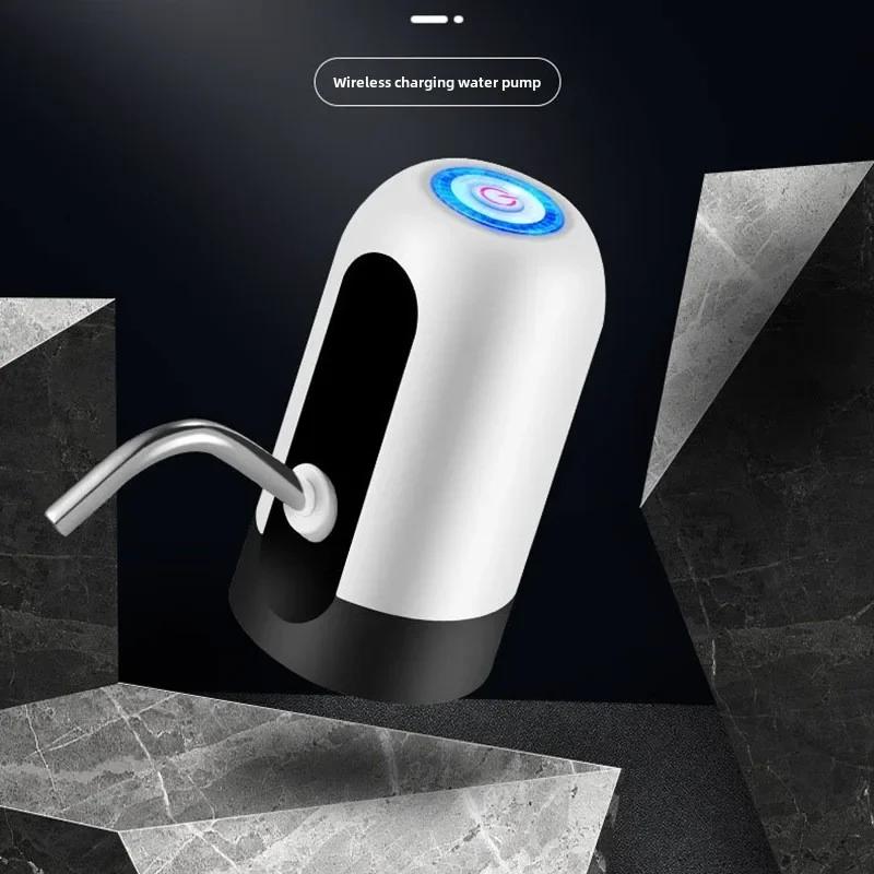 USB Charging Automatic Switch Water Dispenser 1pc White/black Water Bottle Pump Electric Drinkware Kitchen Dining Bar Home