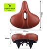 Thickened Sponge & Silicone Mountain Bike Saddle with Spring Shock Absorption for Comfort
