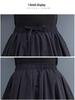 2024 Spring High Waist Slimming Elastic Tie Lantern Midi Skirt