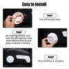 Interior Seat Adjust Handle Trim Cover Decor For Jeep Wrangler JL JT 2018 +White