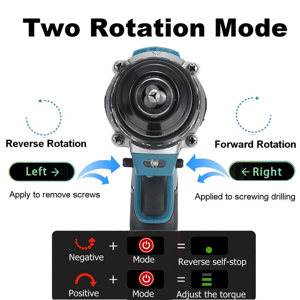 18V 13mm cordless impact drill 18V screwdriver drill 18V impact drill brushless impact drill with two batteries