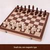 Magnetic Solid Wood Chess Set with Foldable Board - Double Queen Edition, Large Size, Adult & Educational Toy for Kids.