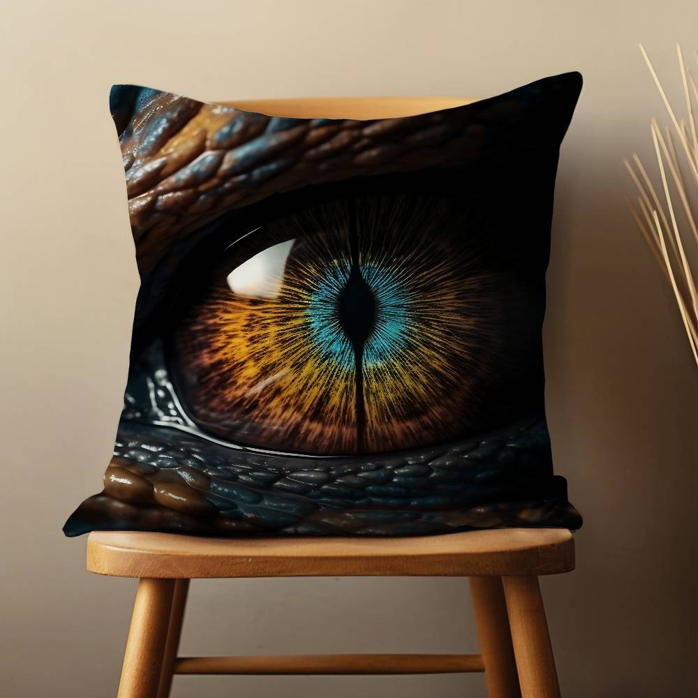 Myth Dragons Eyes Throw Pillow Case For 45*45cm,55*55cm,30*30cm,Car Pillowcase Home Bedchamber Decor Gift