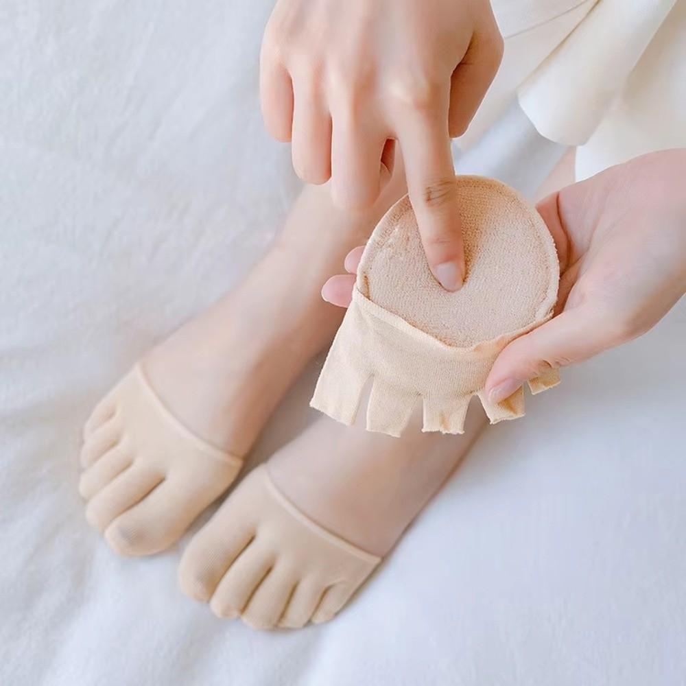 Half Invisible Socks No Show Socks Flexible High Heels Socks Forefoot Cushion Socks Summer Wear