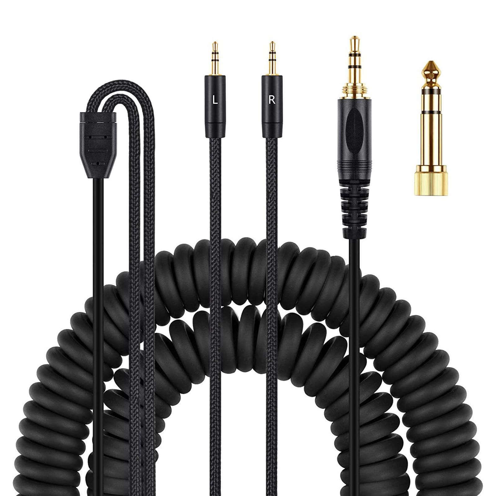 

Прочный подпружиненный шнур наушников для DENON AH-D7100 7200 D600 D9200 5200 Превосходное качество звука и удобство ношения