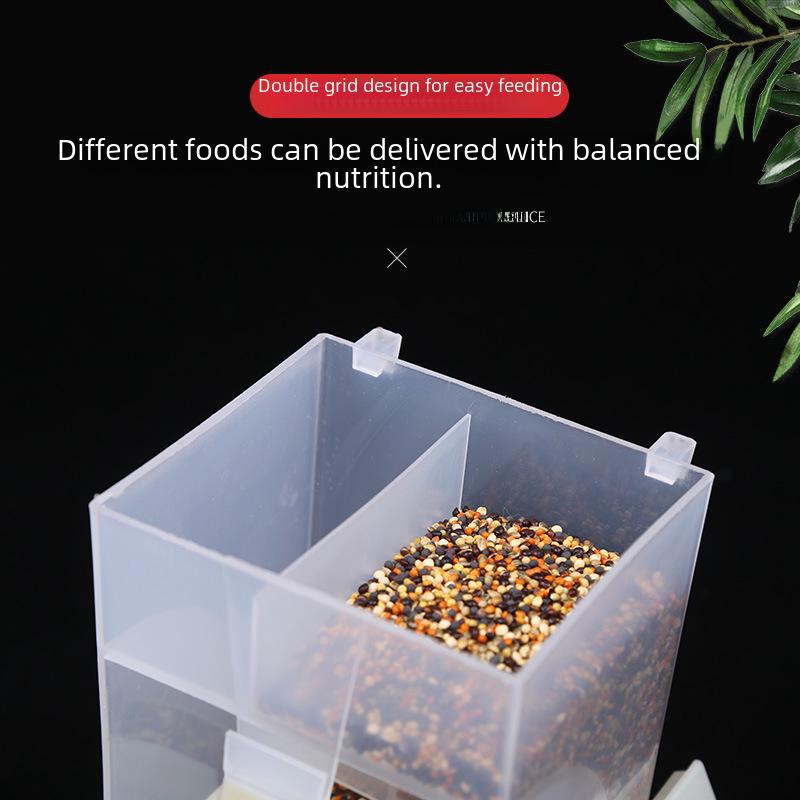 Anti-Spill Automatic Bird Feeder for Budgies and Cockatiels