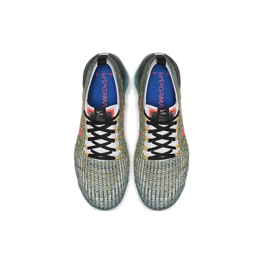 New Nike Air VaporMax Flyknit 3 Turquoise Crimson AJ6900-104