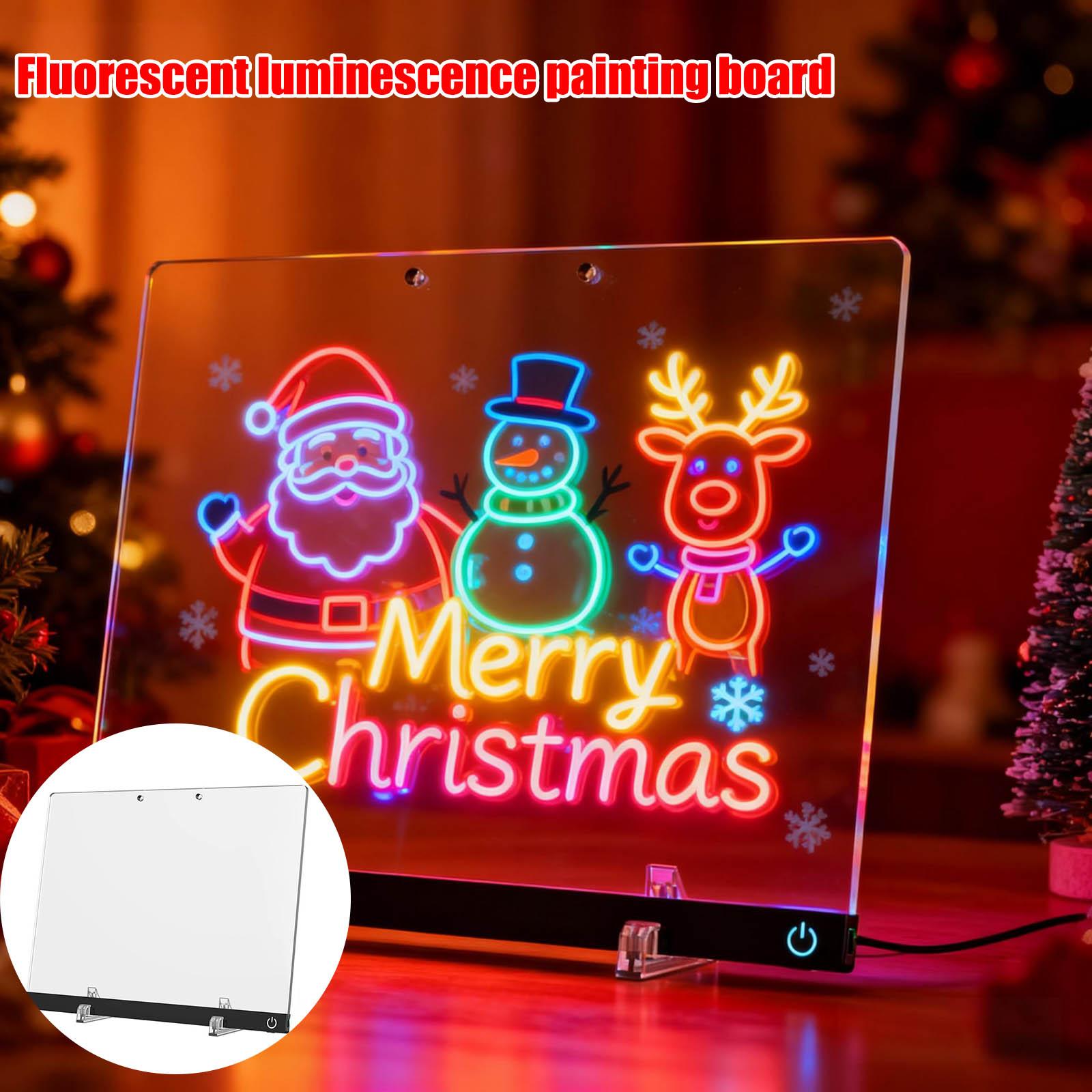 

5mL A Rechargeable Children s Drawing Board, Measuring 35*25cm. It Is A Board With 4 Modes And 7 Colors Of Illuminated Doodling Notepad. It Comes W One Size