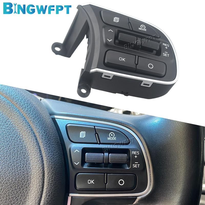 High Quality Steering Wheel Button For Kia Sportage QL 2016 2017 2018 2019 Bluetooth Phone Cruise Control Volume