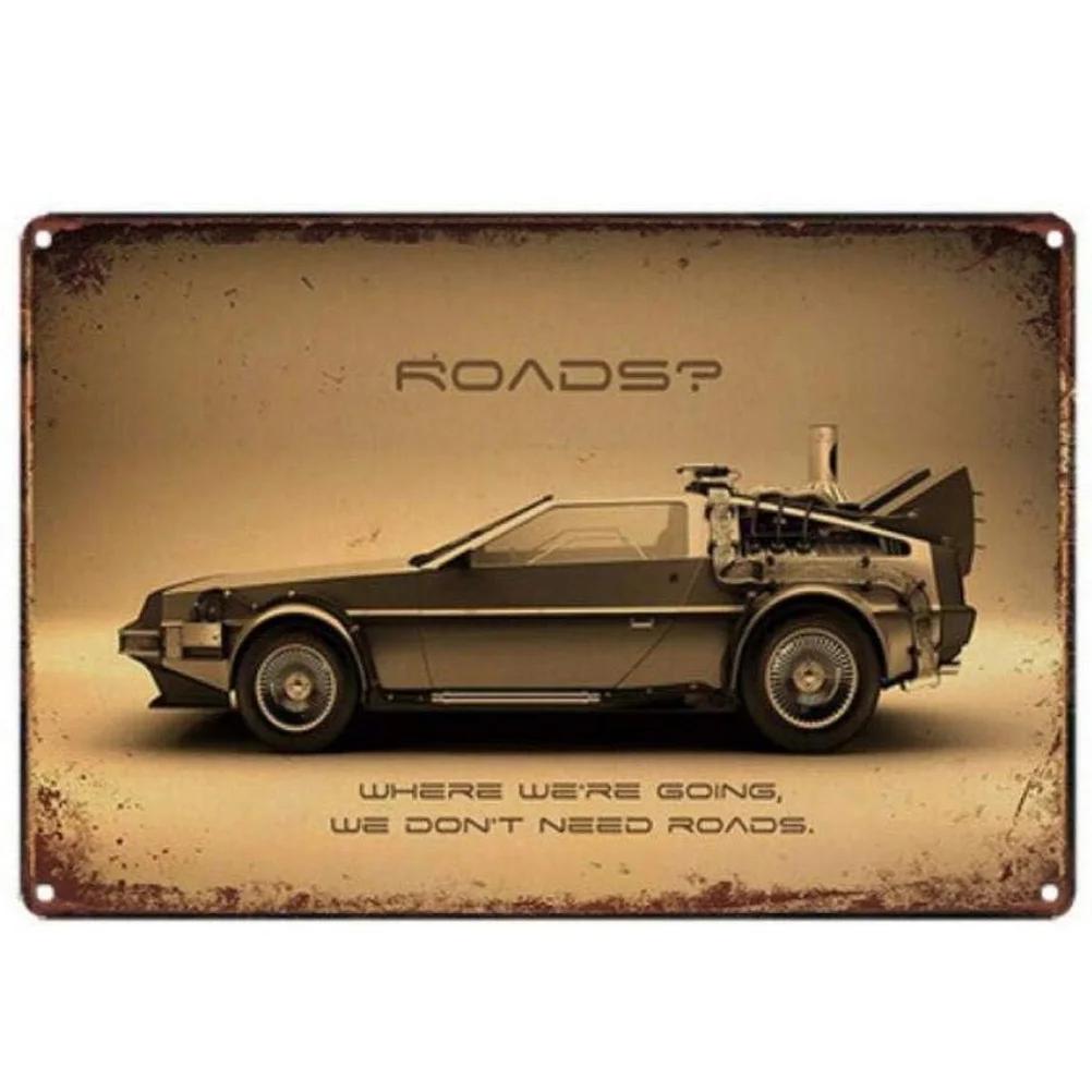 Car Motorcycle Racing Metal Tin Signs Mustang Poster Plate Wall Decor for Bars Game Room Man Cave Cafe Club Retro Posters Plaque