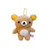 Bear Relaxed Adorable Plush Toy Keychain Soft Short Plush Cartoon Gift Character