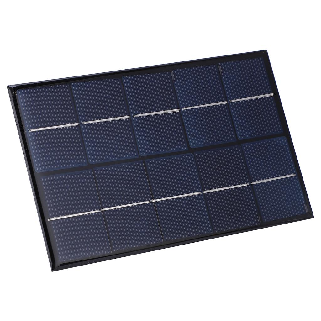 Solar Panel Charger 2W High Conversion Efficiency Energy Saving Waterproof UV Proof for Small Fan