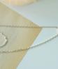 Alleun Silver 925 Square Bold Square Chain Necklace