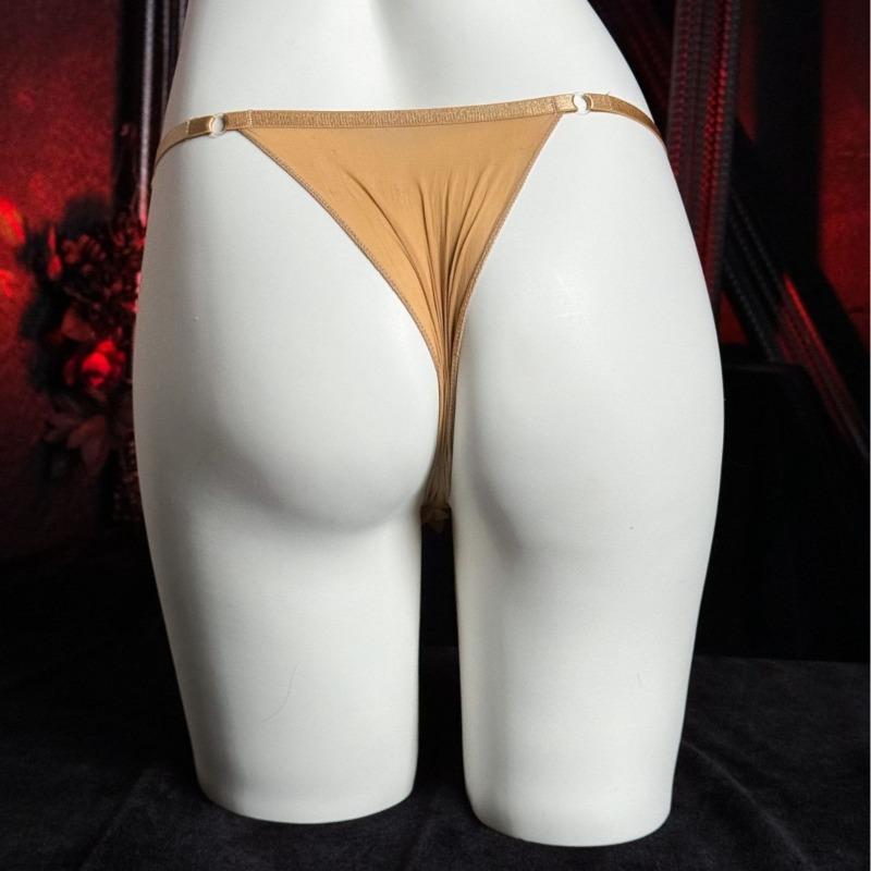 Sex underwear sexy stockings thong separation JJ set silky smooth shiny panties ultra-thin summer thong E82