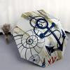 1pc Nautical Decor Anchor Seashells Umbrella with Plastic Handle,Suitable for All Seasons Umbrellaptys26061