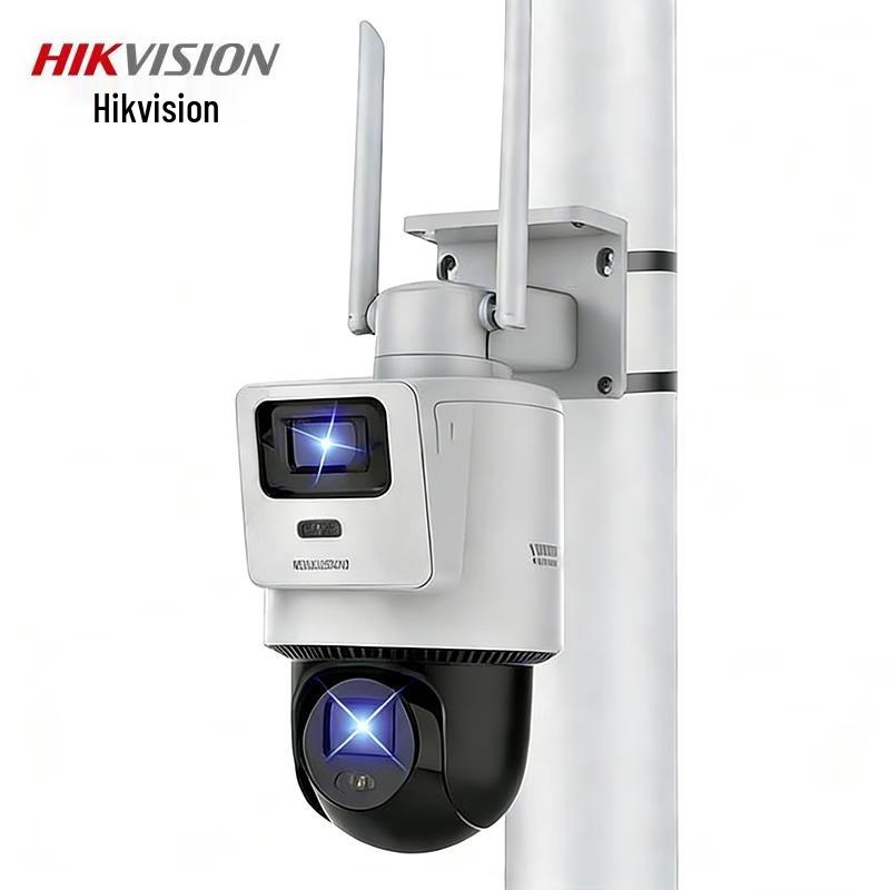 

HIKVISION 8MP 4G Solar Outdoor PTZ Dual-Lens Security Camera CN plug (adapter included)