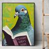Lustiger Badezimmer Altered Art Druck Eklektische Wandbilder Toiletten Humor Schild Poster Streich Geschenk Freches Wäschedekor Leinwandbild