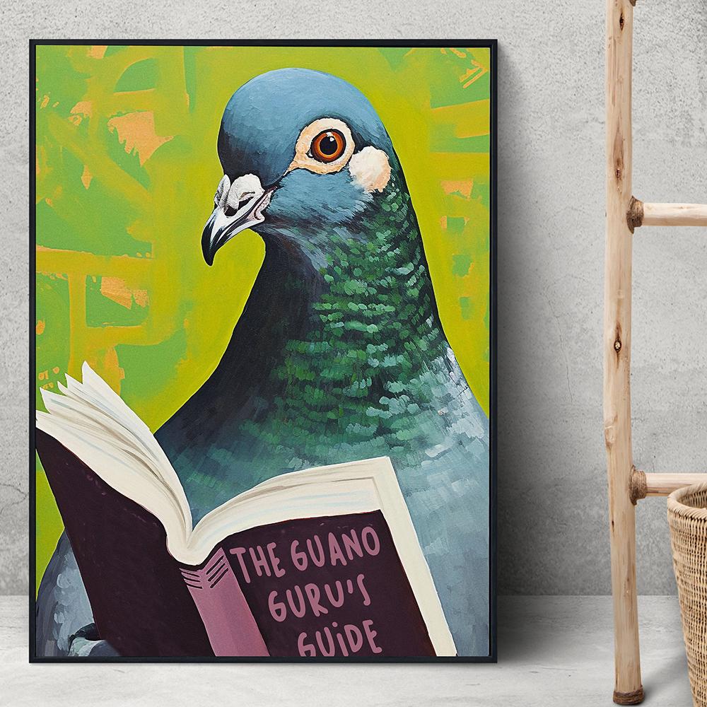 Lustiger Badezimmer Altered Art Druck Eklektische Wandbilder Toiletten Humor Schild Poster Streich Geschenk Freches Wäschedekor Leinwandbild