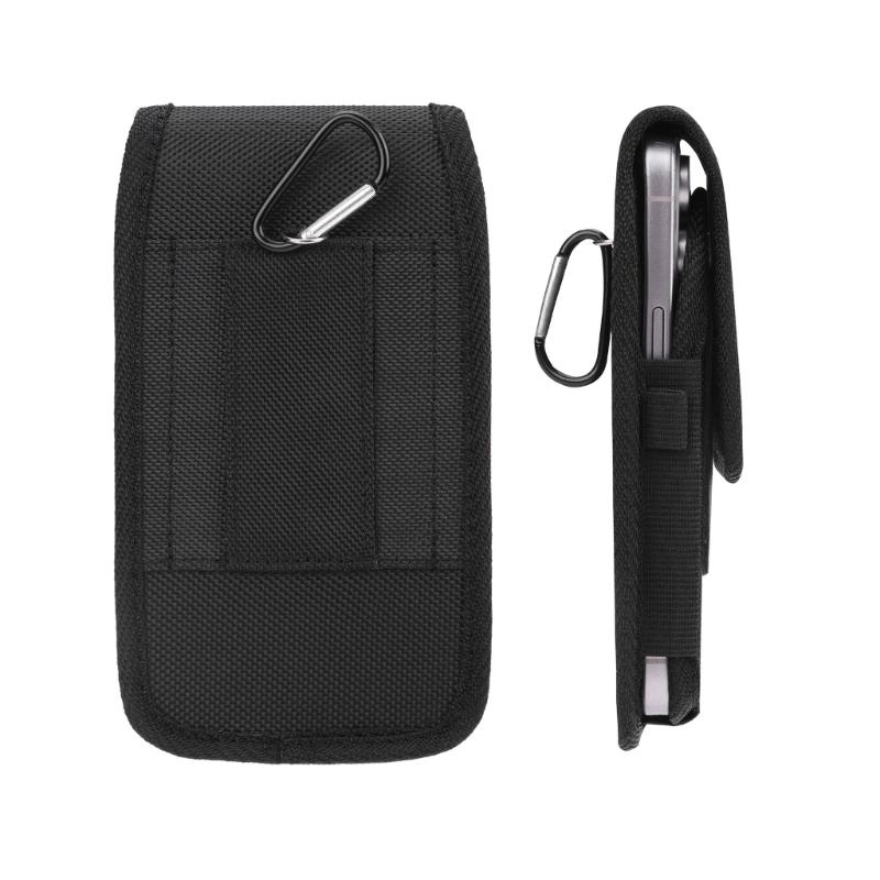 Nylon Waist Bag Phone Holsters Nylon Belt Case Phone Pouch Belt Cell Phones Holder with Belt Clip Phone Holder Pouch