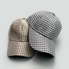Fashion Small Plaid Classic Baseball Cap Men And Women Versatile Casual Personality Sunshade Cap