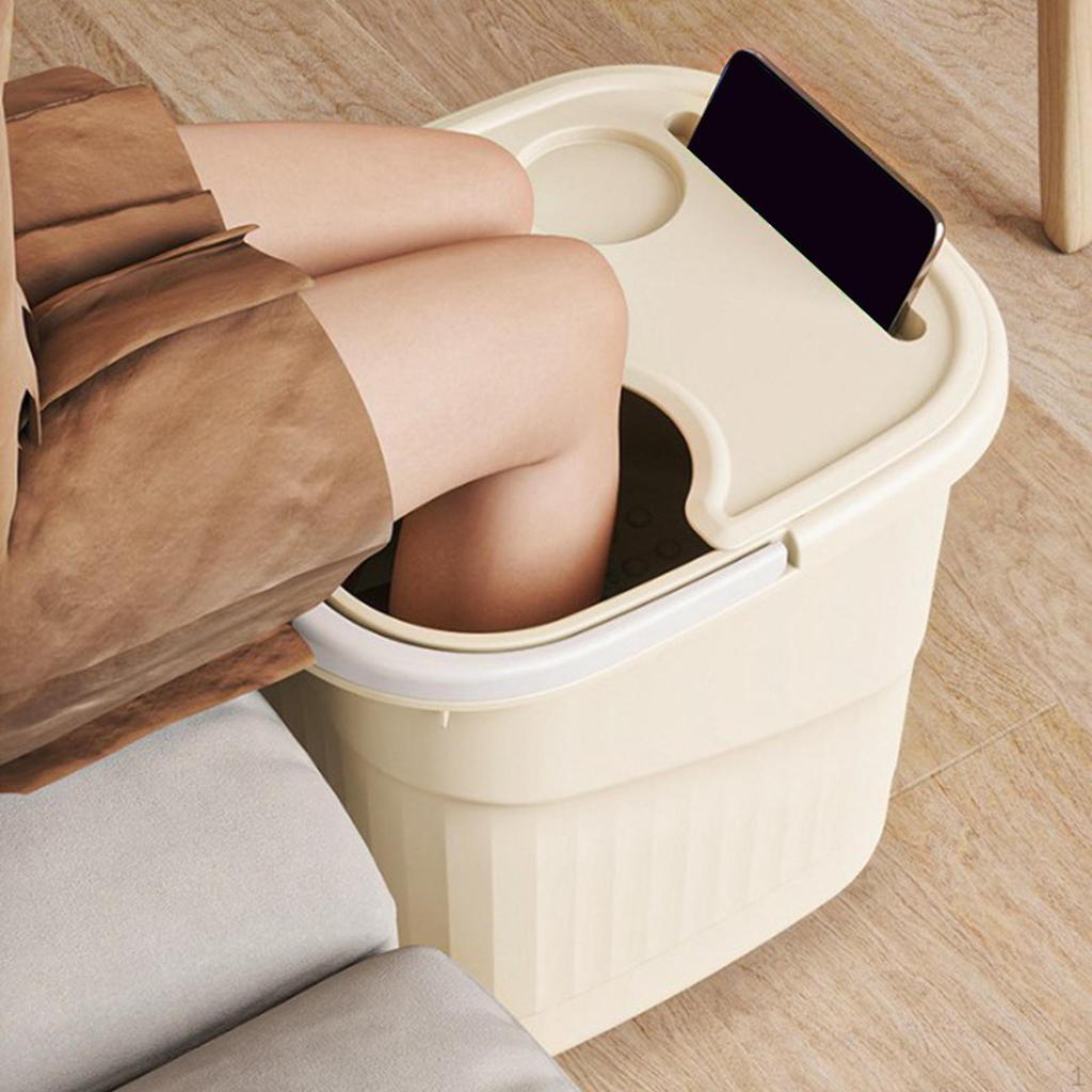 2 Pieces Foot Soaking Tub Bathing Bucket Lightweight Feet Washing Basin Foots SPA Soak for