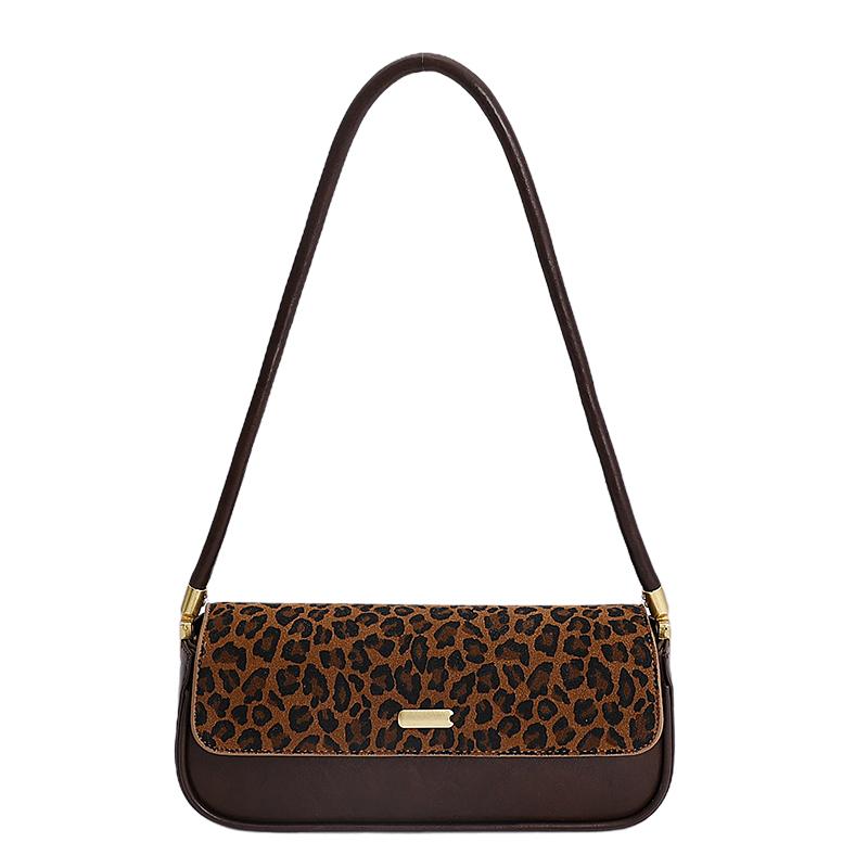 

2025 Autumn & Winter New PU Square Shoulder Bags Color Matching Fashion Versatile Retro Sense of Luxury Armpit Bags for Women