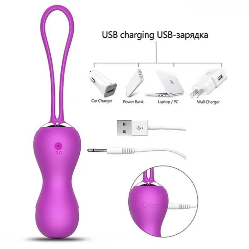 10 Geschwindigkeiten Vibrierendes Ei Übung Vagina Straffen Kegel Ball Ei Vibrator
